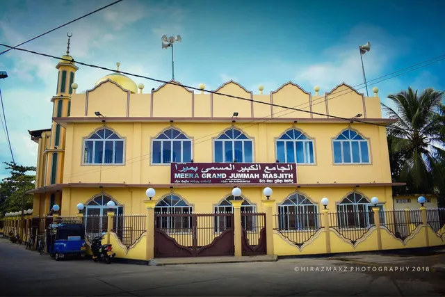 The Meera Jumma Mosque and its surroundings