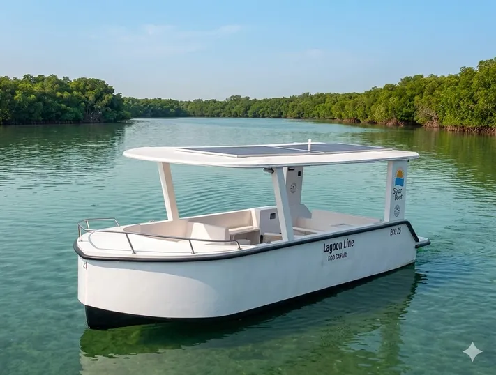 The Lagoon Line Eco Safari boat